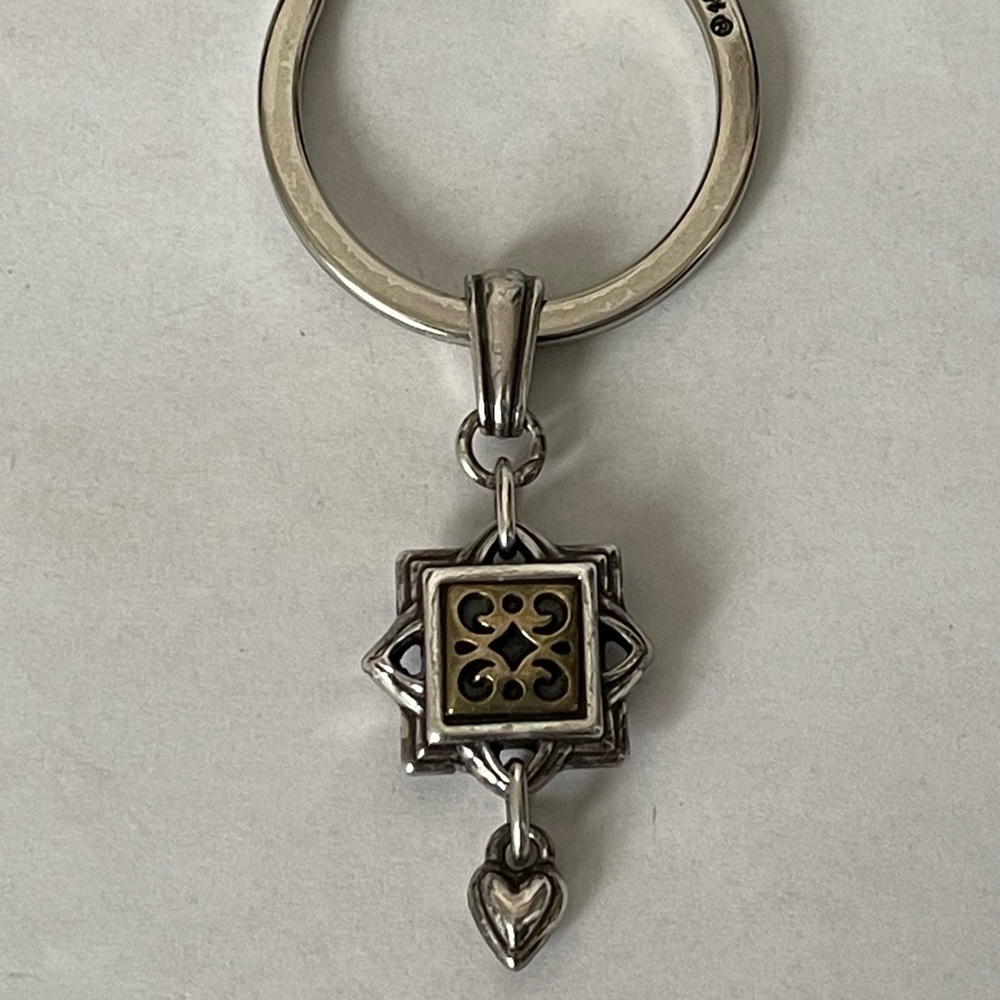 Brighton Silver and Gold Keychain, Key chain ring